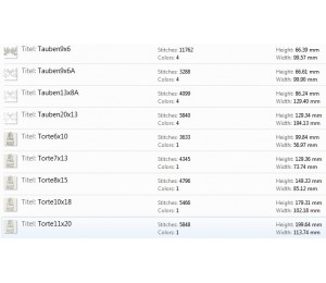 Stickserie - Der schönste Tag